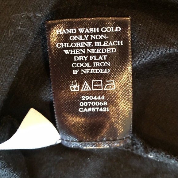 Ann Taylor Dressy Tee with Appliqué Collar, S, Black - Picture 7 of 12